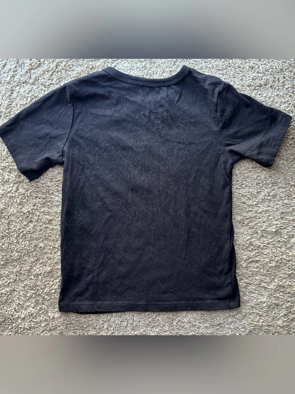 The Children’s Place Birthday Dude Graphic Tee Boys 4T Black Short Sleeve Shirt